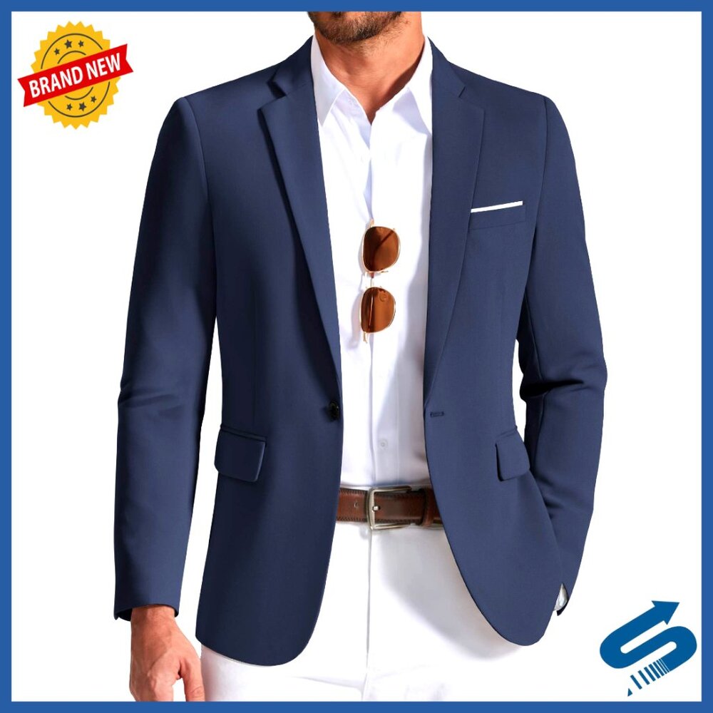 Lightweight Regular Fit Blazer One Button Sport C… - image 1